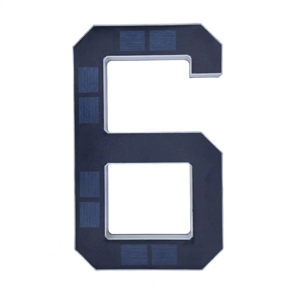 שלטי מספרים מוארים סולארים לכניסת הבית