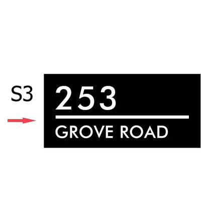 שלט כניסה מואר בתלת־ממד יוקרתי ובהתאמה אישית