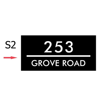 שלט כניסה מואר בתלת־ממד יוקרתי ובהתאמה אישית