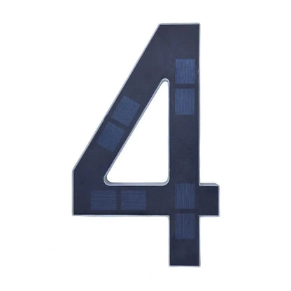 שלטי מספרים מוארים סולארים לכניסת הבית