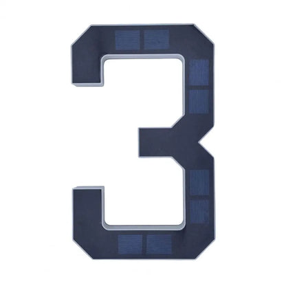 שלטי מספרים מוארים סולארים לכניסת הבית