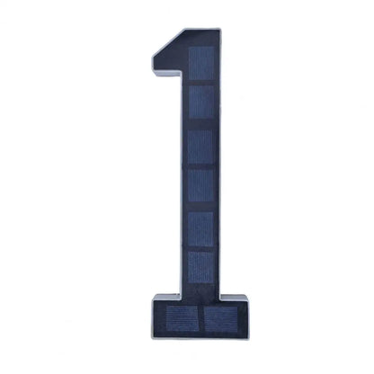 שלטי מספרים מוארים סולארים לכניסת הבית