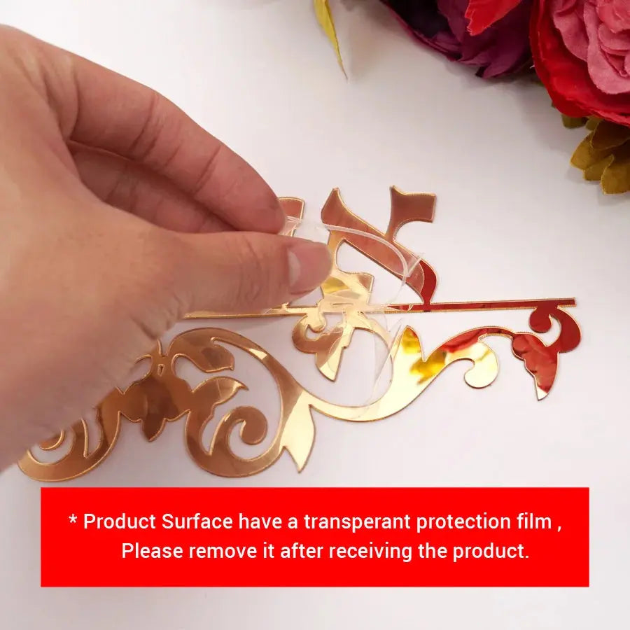 דגם אלגנט שלט מדבקה אלגנטי לדלת כניסה לבית My Store