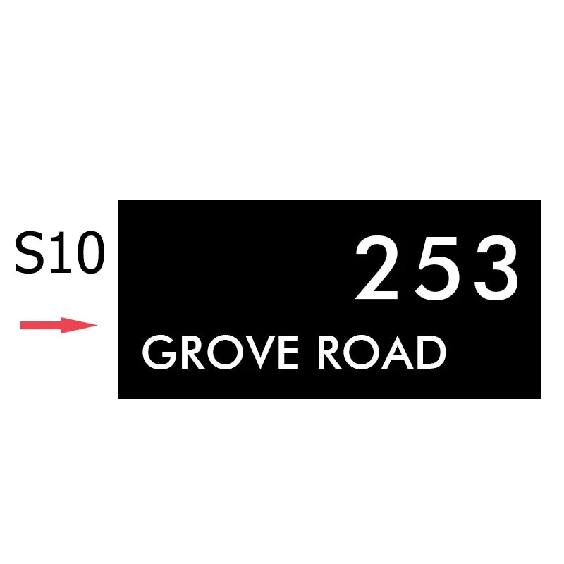 שלט כניסה מואר בתלת־ממד יוקרתי ובהתאמה אישית